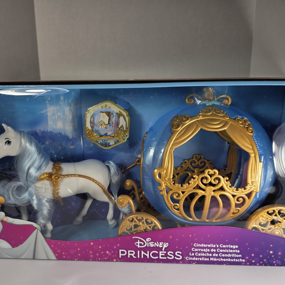 Disney Princess Cinderella's Carriage Toy Set - Blue and Gold